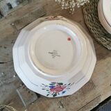 Digoin Sarreguemines pink salad bowl