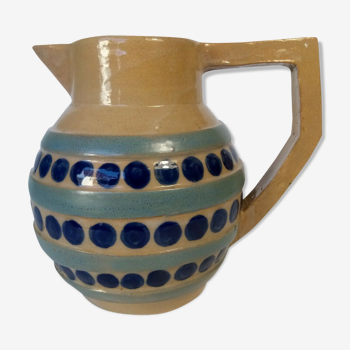 Malicorne ceramic pitcher Roger François art deco