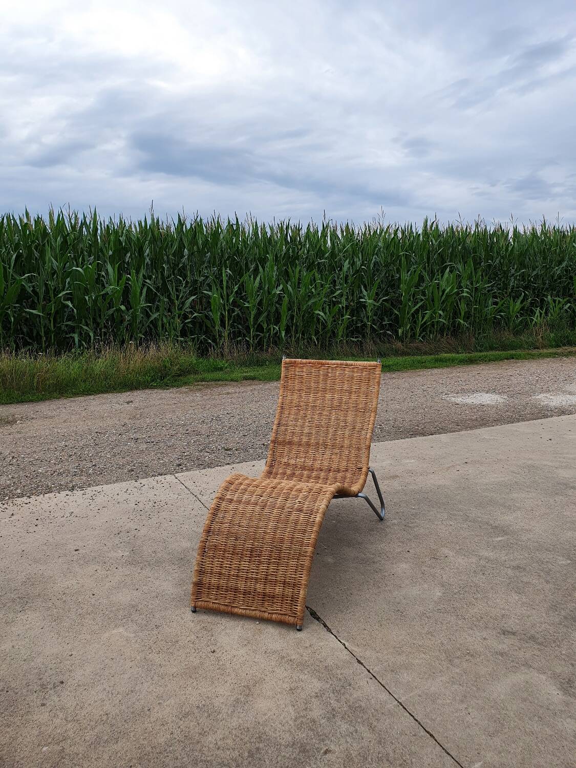 Rattan Lounger Karlslund by Karl Malmvall Ikea, 2005