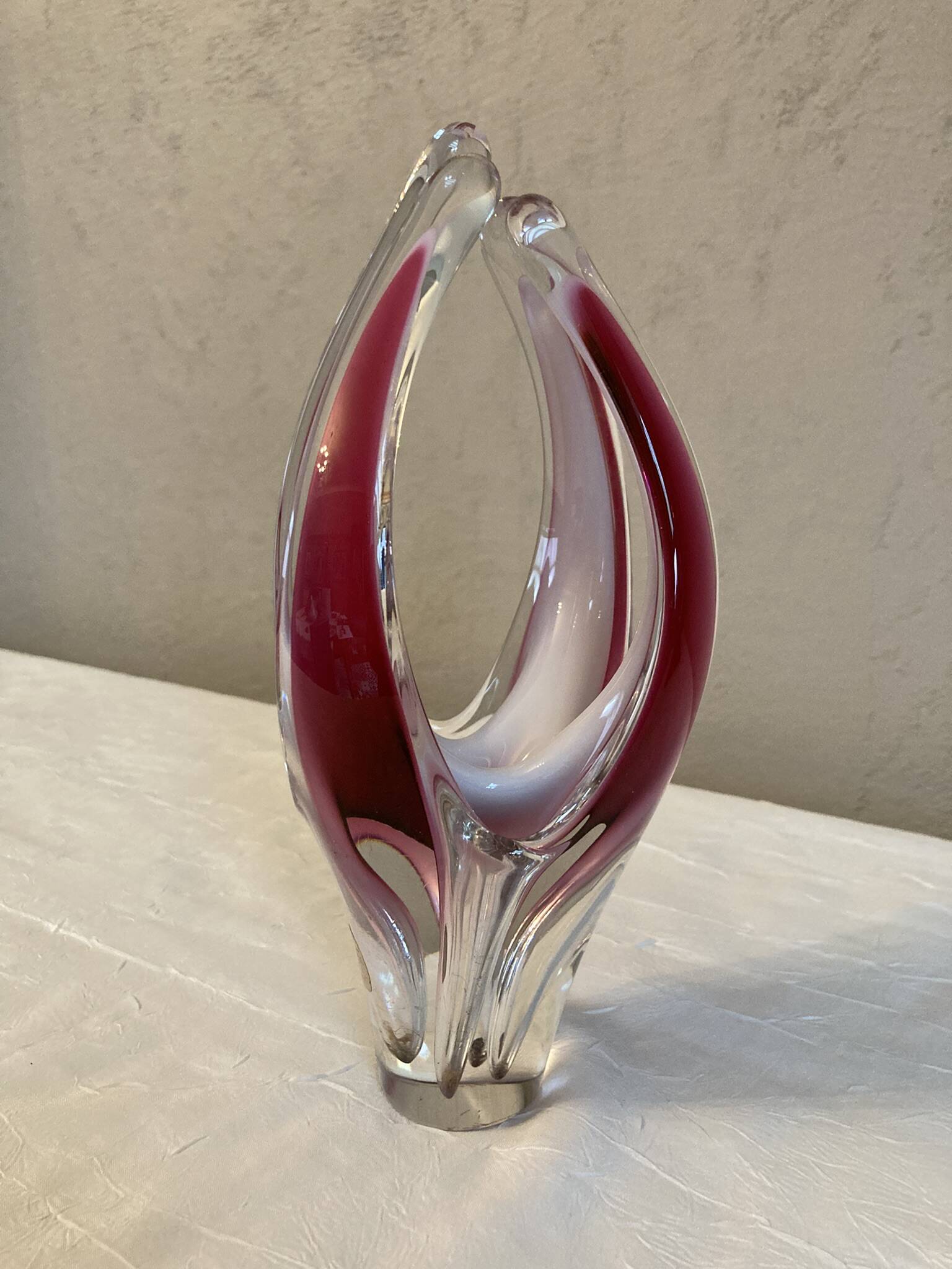 Paul Kedelv (1917-1990), Designer glass sculpture for Flygsfors, 1958