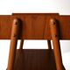 Pair of Vintage Scandinavian Teak Nightstands with hidden drawer