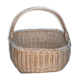 Wicker racing basket with old handle