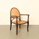 Viennese chair from the 1930s in wicker