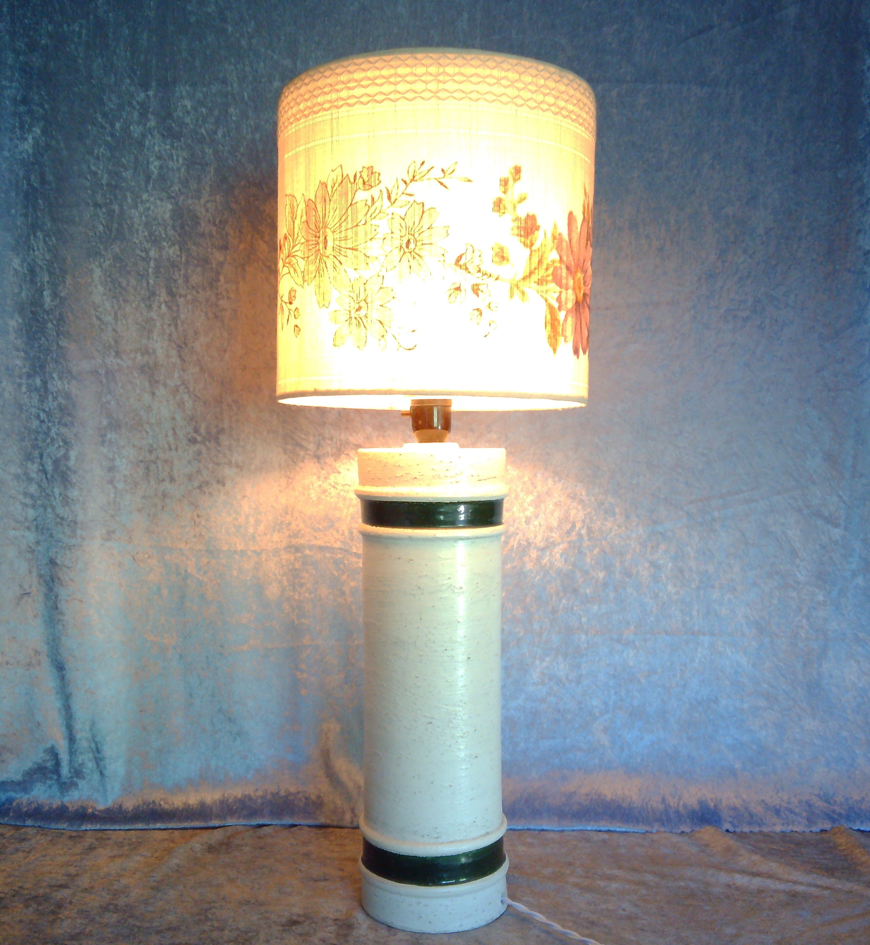 Bergbom B-059 lamp, Bitossi ceramic base 1970