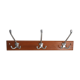 Vintage wall coat rack with three large hooks