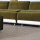 COR Orbis Modular Sofa In olive green Corduroy By Luigi Colani, 1970s