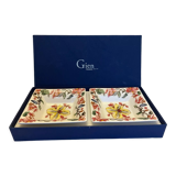 Pair of Gien ashtrays