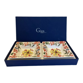 Paire de cendriers Gien