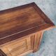 Brutalist Handcrafted Oak 2 Door Cabinet, Belgium, 1950s