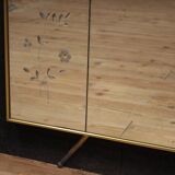 20th-century designer mirror coat rack