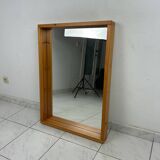 Vintage Scandinavian mirror pinewood