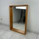 Miroir scandinave vintage en bois de pin