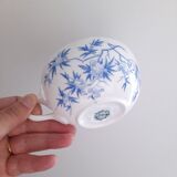 2 tasses à thé porcelaine fine Sarreguemines
