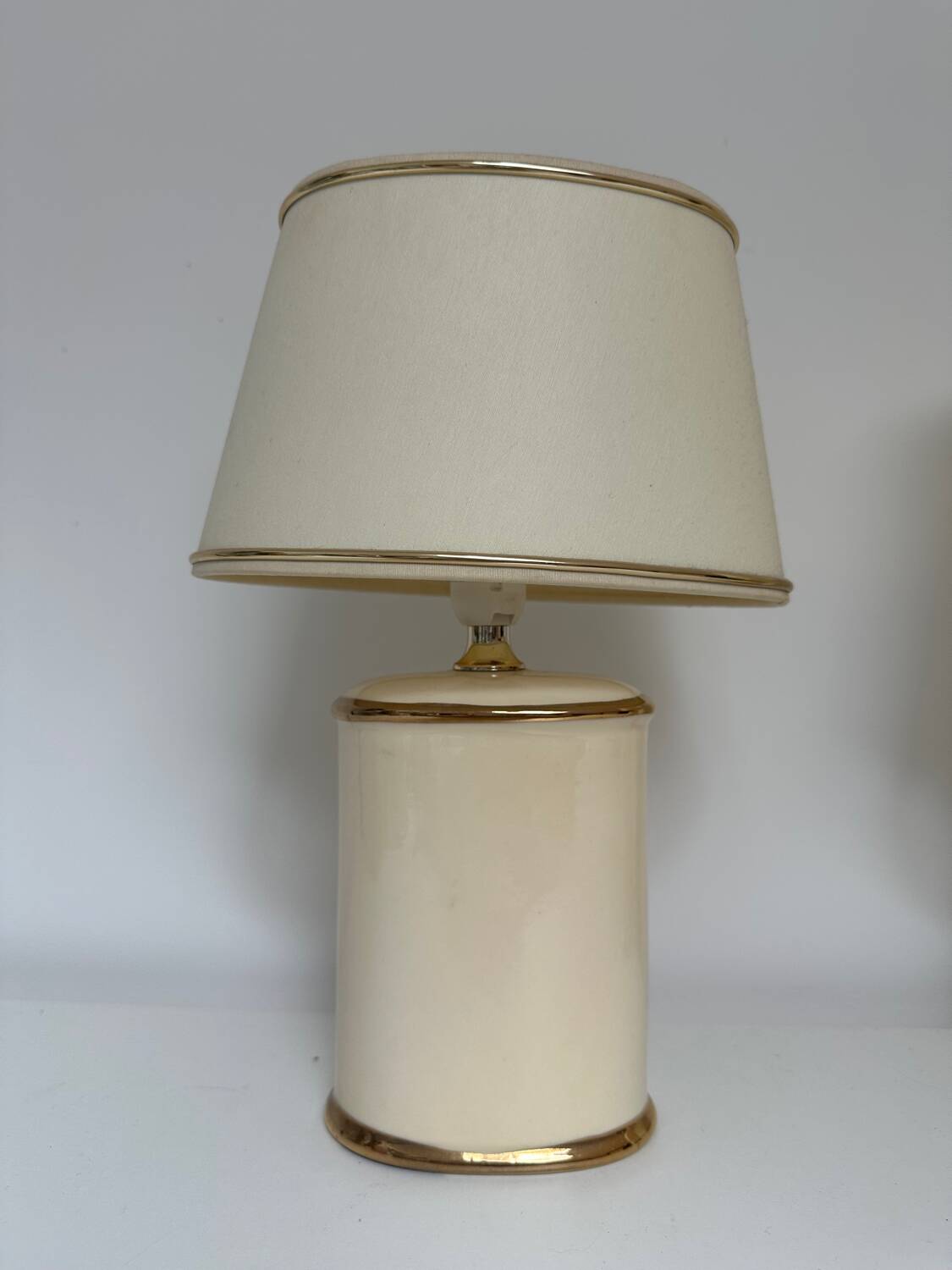 2 ceramic table lamps 1980