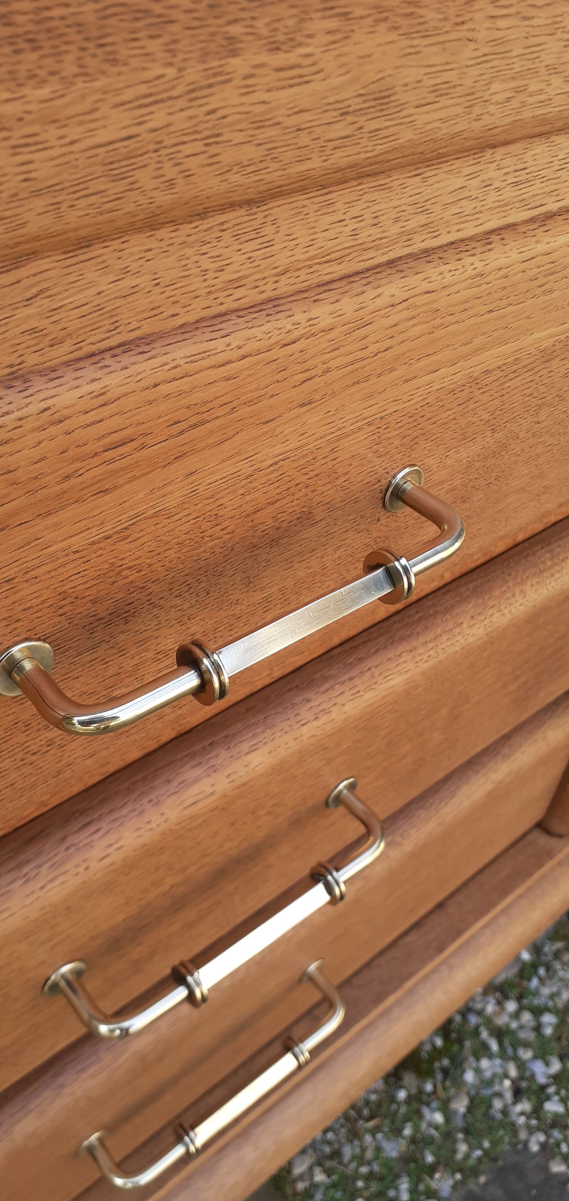 Brutalist oak sideboard year 40