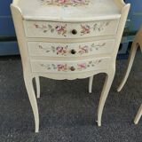 Pair of old Louis XV style bedside tables