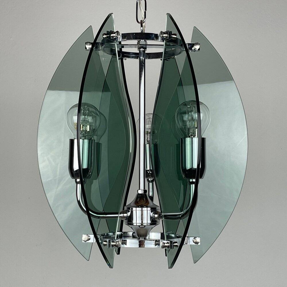 Grey suspension from the mid-century by Veca, Italy, 1980s.