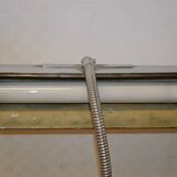 Chromed metal desk lamp