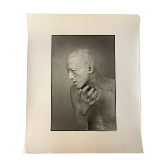 Photo ushio amagatsu japanese dancer choreographer by guy delahaye year 80