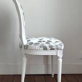 Chaise médaillon style Louis XVI