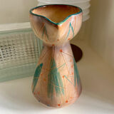 Vase or ceramic pitcher signed François Ré Vallauris 50s