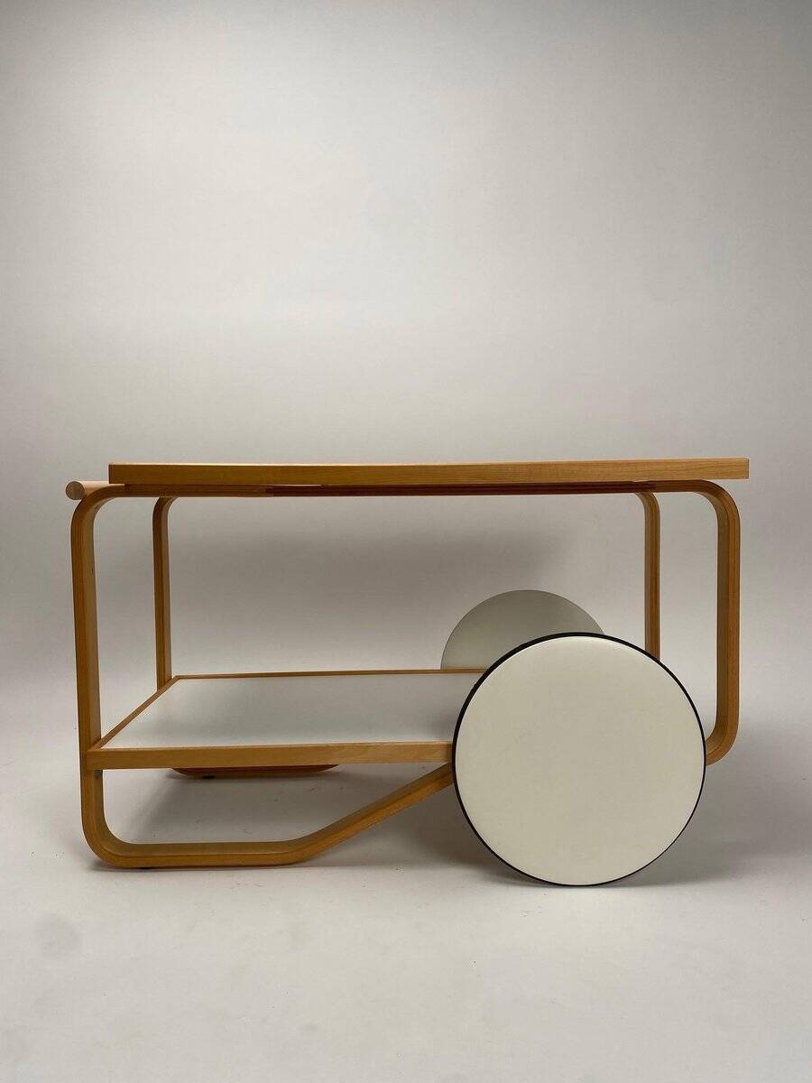 Serving Trolley 901 by Alvar Aalto for Artek Finland, 1960s
