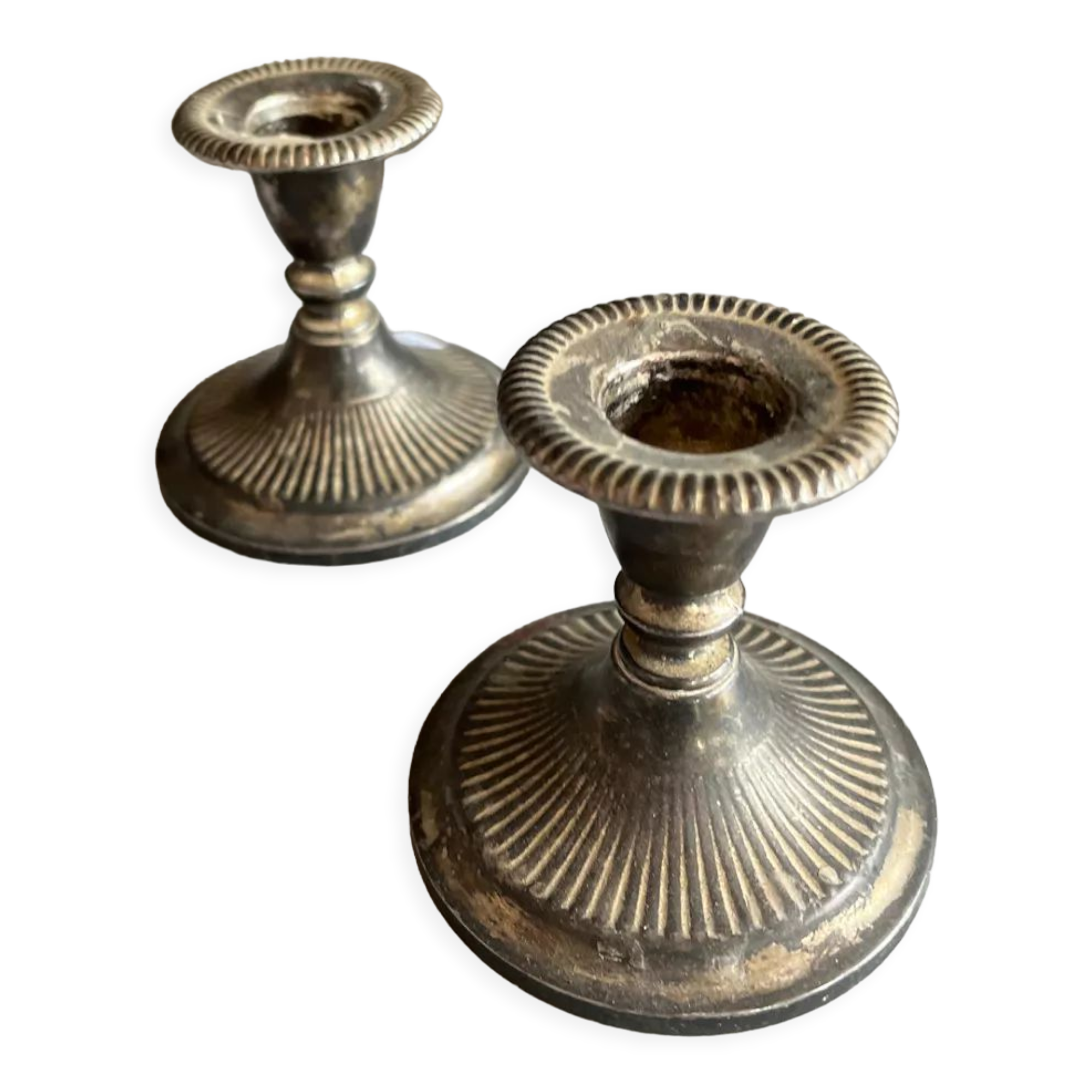 Pair of candle holders