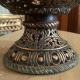 17th century Italian chased bronze cup or urn