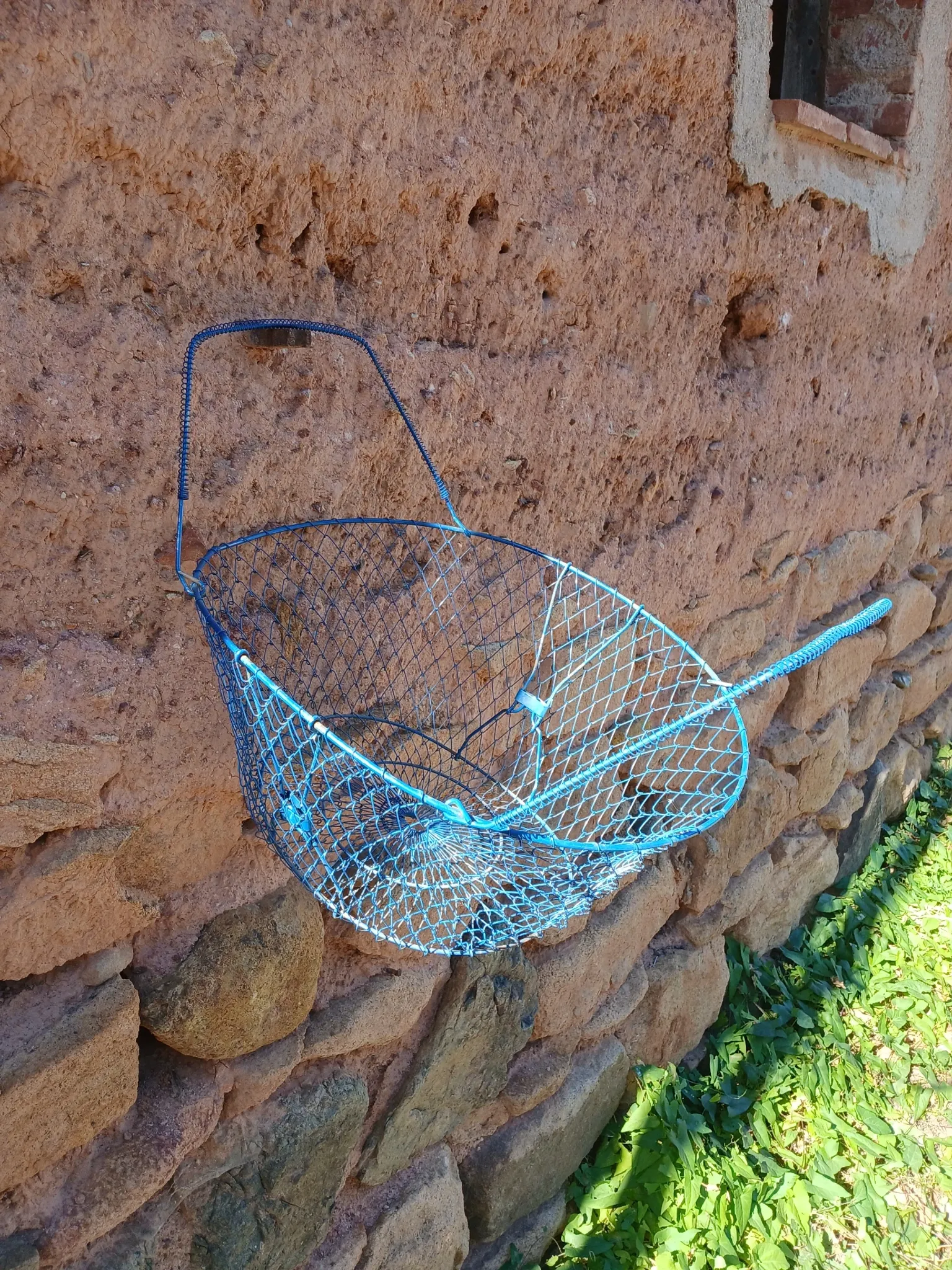 Grand panier de pêche ou récolte ancien 