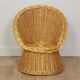 Fauteuil enfant rotin