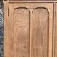 Parisian paneled cabinet in raw wood, 1940