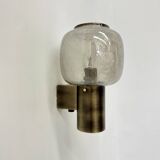 Limburg Glashutte wall lamps , 1970s