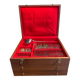 Silver metal cutlery set 3 drawers