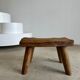 Stool in blond teak