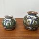 Cactus series round vases in ceramic from the mid-century modern Danish studio Søholm, 1960s, set of 2.