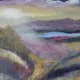 Vintage Moody Impressionist Oil Landscape Painting
