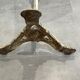 pedestal table, iron, cast iron and zinc guinguette table