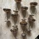 8 silver plated ice cream cups, Italy
