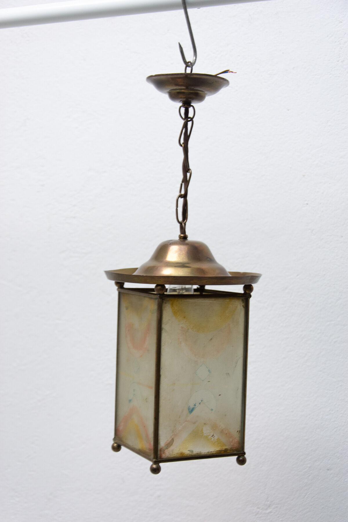 Art nouveau lantern, circa 1915, austria hungary