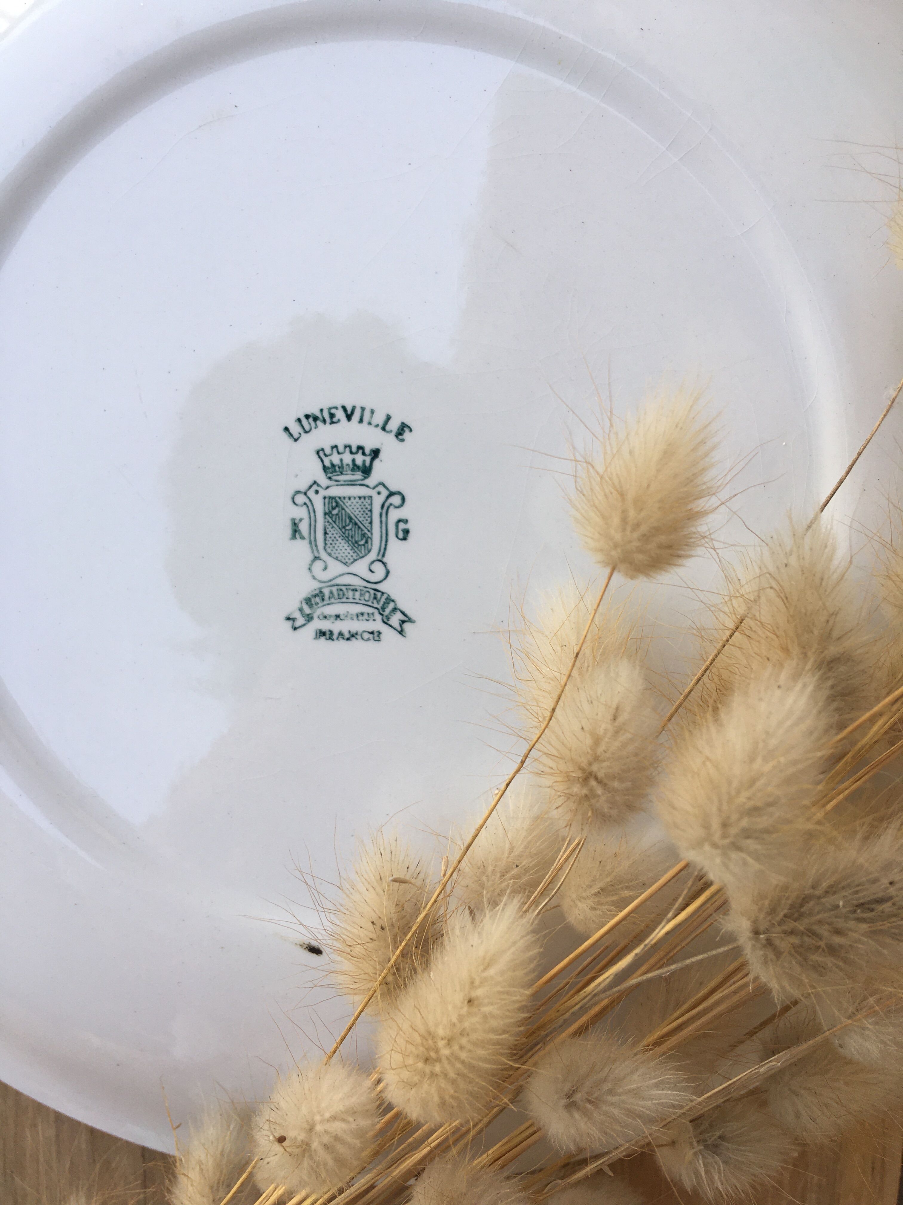 Pair of English plates