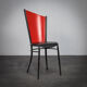 Set of 4 postmodern dining chairs, Italy, 1980s