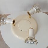Triple spot ceiling light vintage 80s