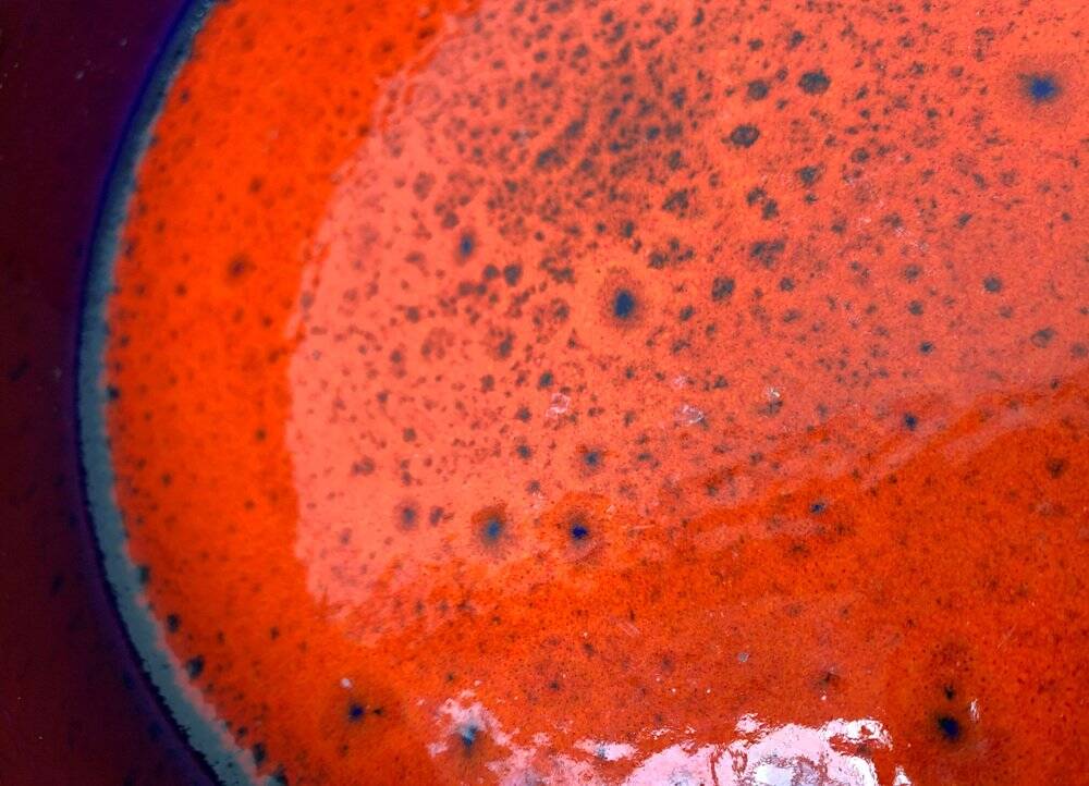 German Fat Lava pottery from the mid-century by Scheurich, 1960s.