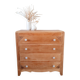 Commode chêne et porcelaine