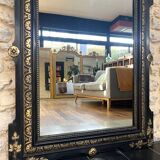 Miroir ancien Napoléon III 124,5cm/83,5cm