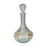 Old carafe bluish glass