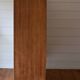 Armoire en bois et rotin