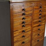 Antique dental practice in mahogany and marble Amsterdam around 1920