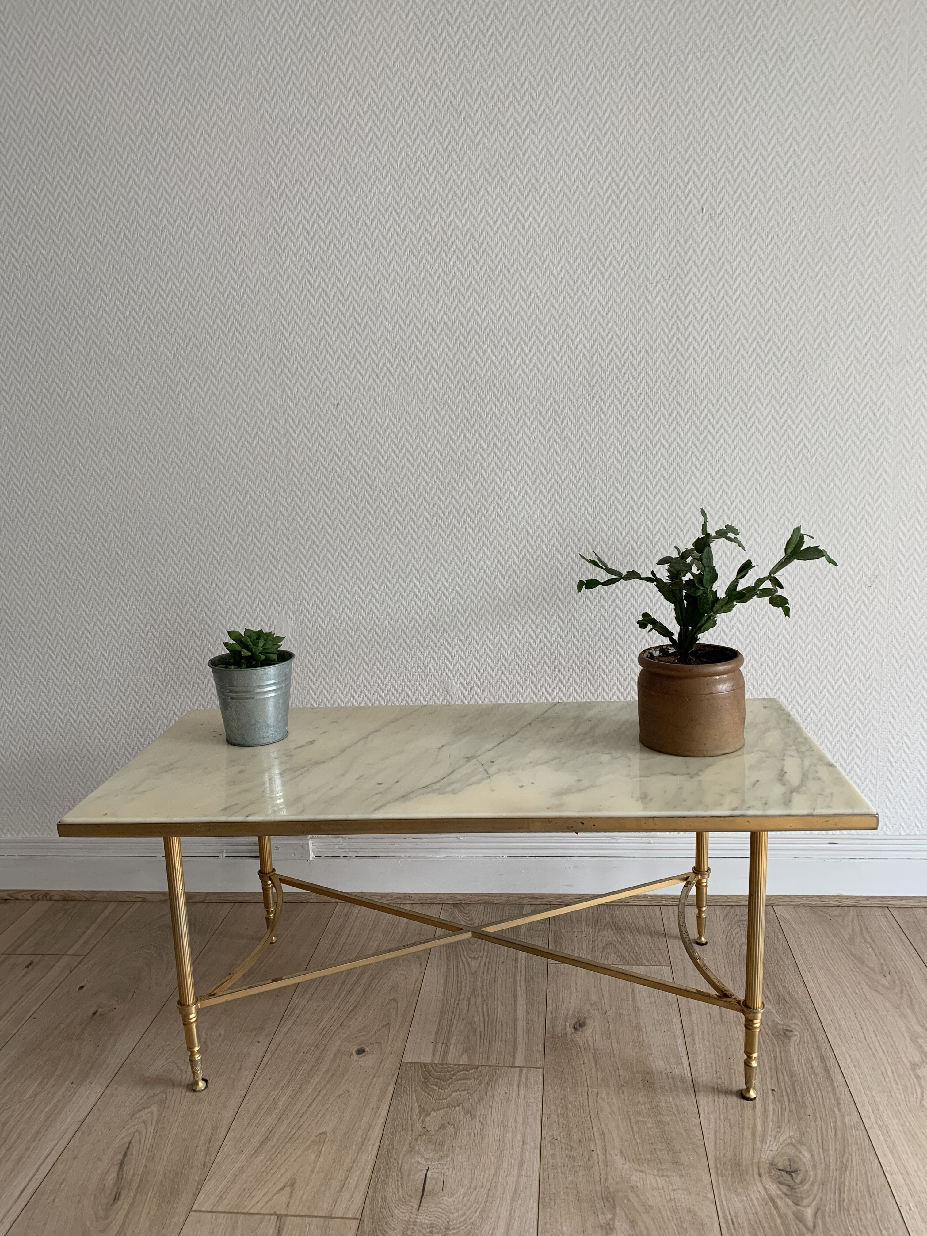 Neo-classical marble coffee table