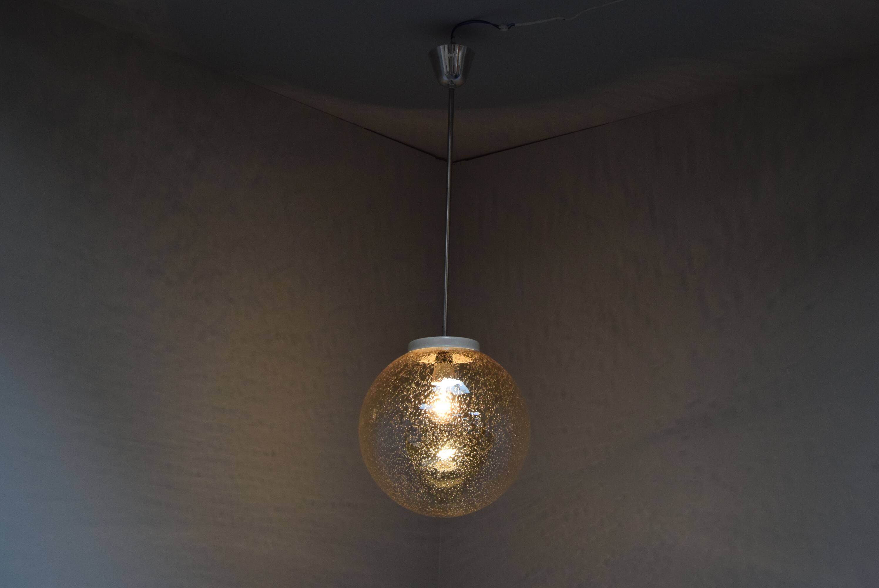 Mid-century pendant from Kamenický Šenov, Czechoslovakia, 1970s